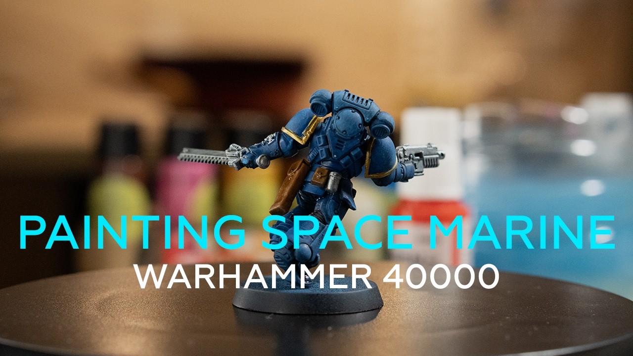 Painting a Space Marine Miniature | Warhammer 40,000