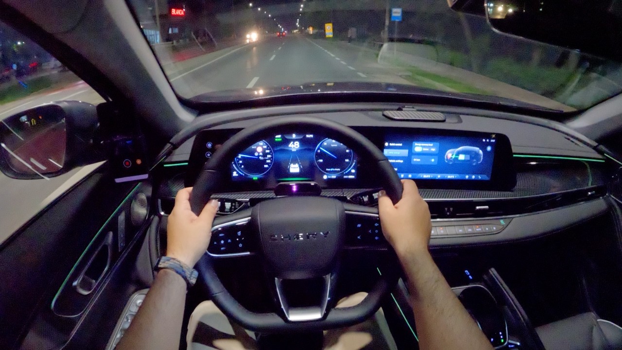 2026 Chery Tiggo 7 HEV (Full Hybrid 220 hp) POV Night Drive | 0-100