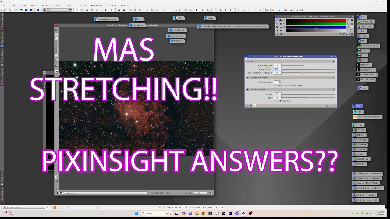 PIXINSIGHT MAS STRETCHING | STRETCH WARS 2026!!!