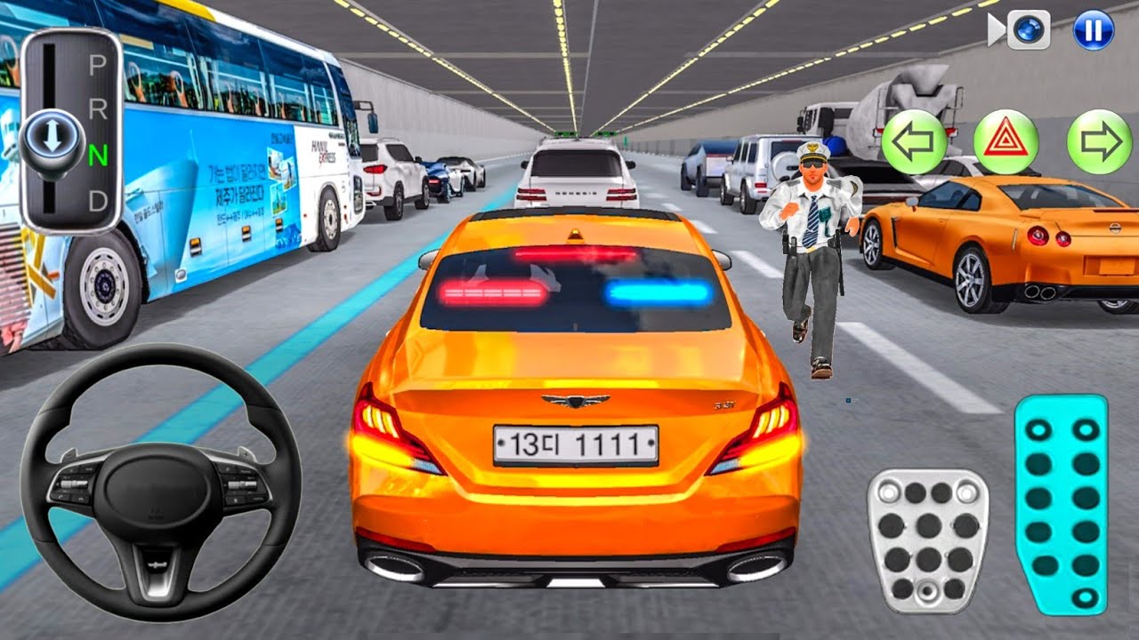 New Undercover Patrol Car in Highway Scary Tunnel Road - 3D Driving Class - Android IOS Gameplay