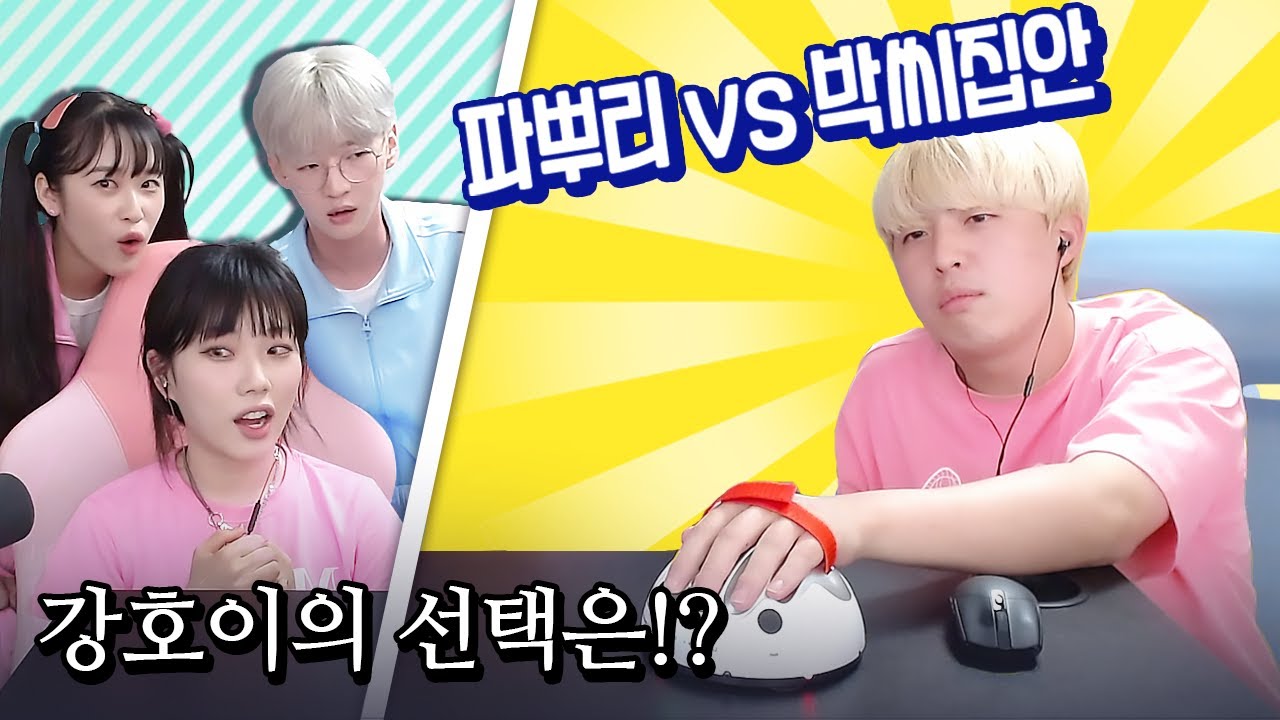 파뿌리 vs 박씨집안 강호이가 더 좋아하는 채널은? 백앤아 첫번째 콜라보!