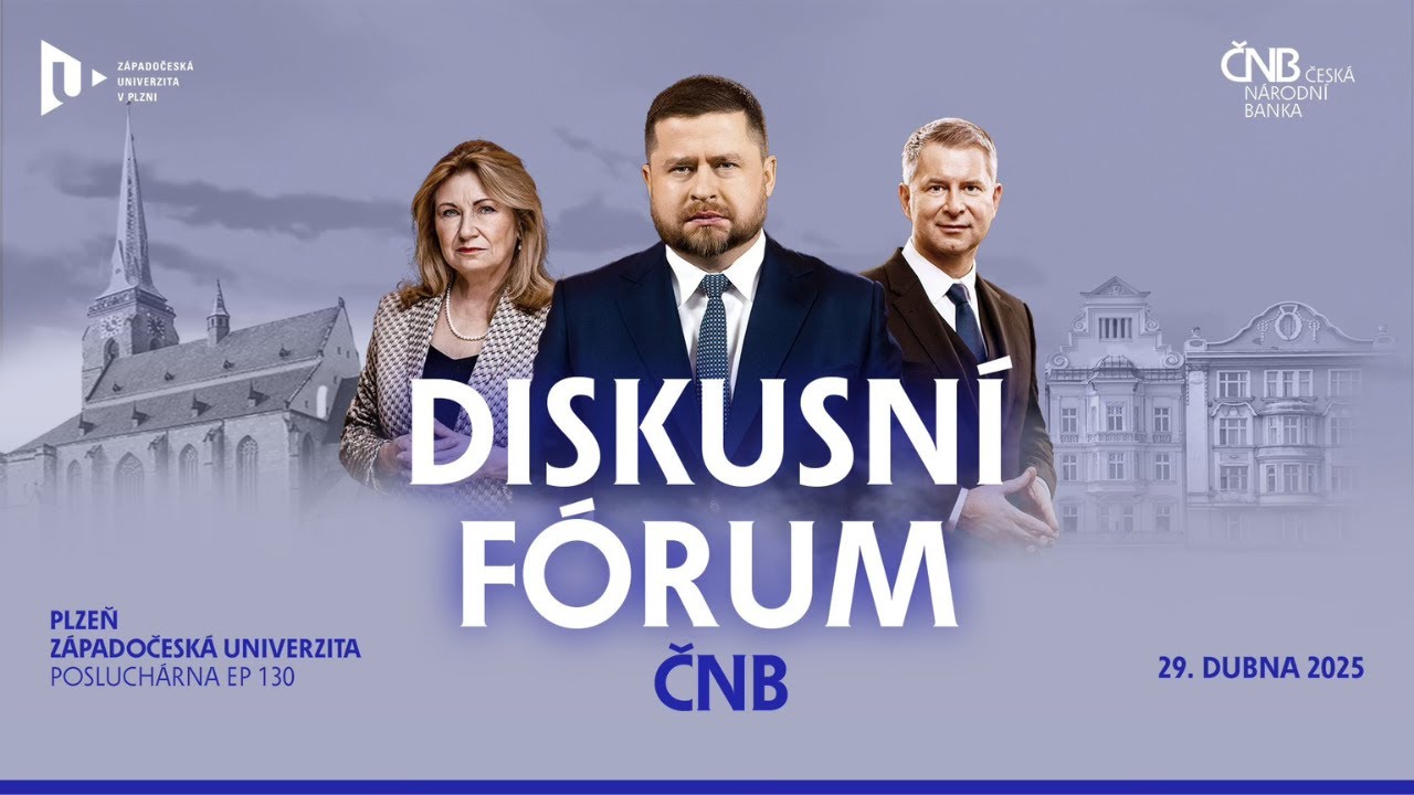 Diskusní fórum ČNB v Plzni | 29. 4. 2025 | Západočeská univerzita v Plzni