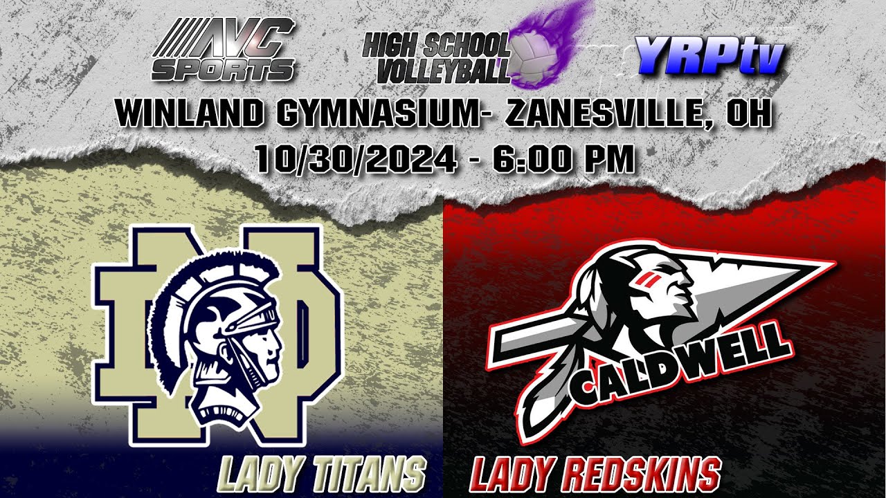 Portsmouth Notre Dame Lady Titans vs Caldwell Lady Redskins HS Volleyball Playoffs 10.30.2024