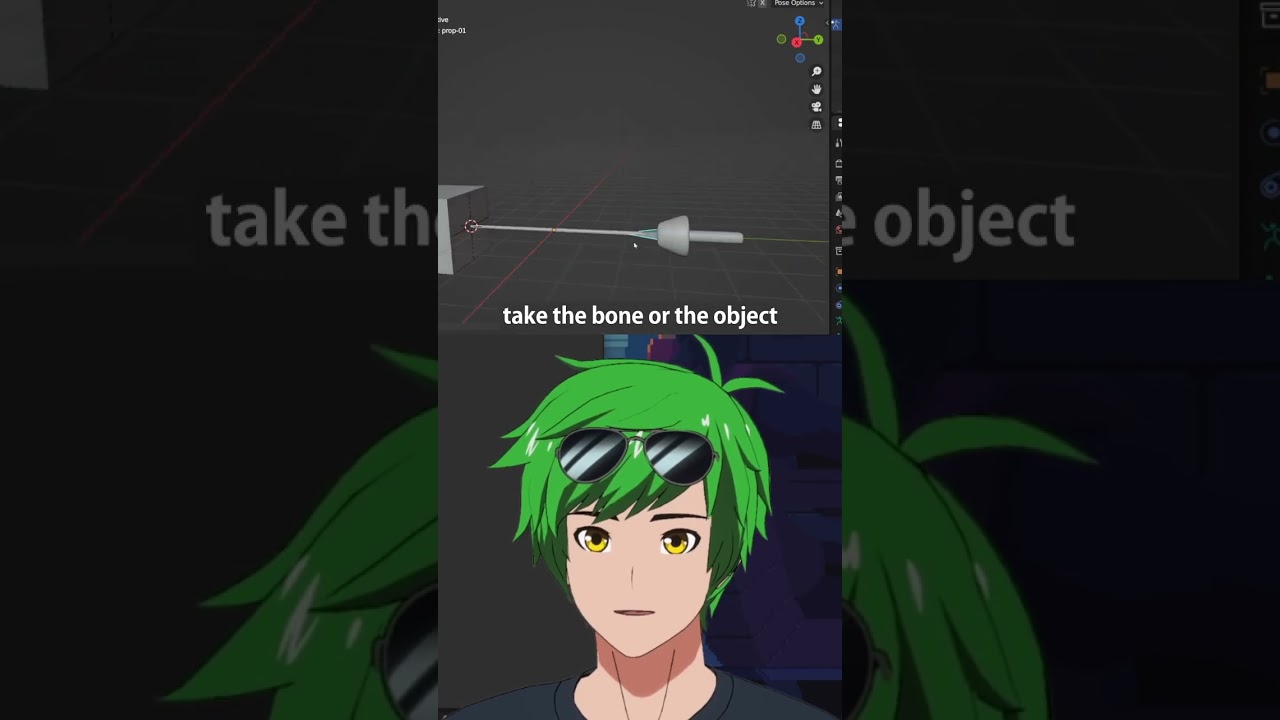a proper stabbing tutorial #animation #blender #b3d #vtuber