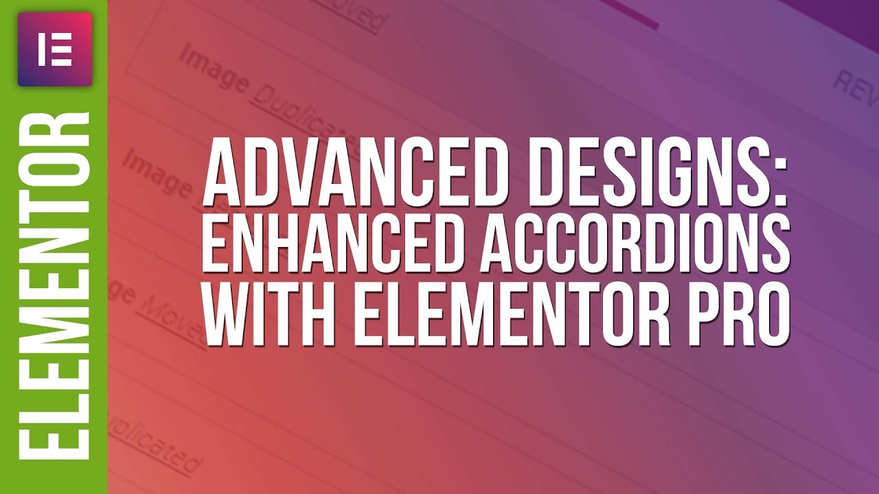 Advanced Accordion Design with Elementor Pro
