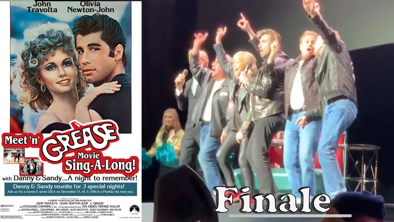 Grease Sing-A-Long, Olivia Newton-John and John Travolta LIVE 
