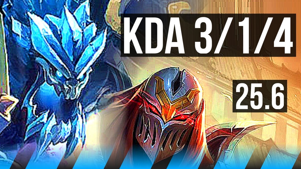 MALPHITE vs ZED (MID) | 3/1/4 | EUW Master | 25.6