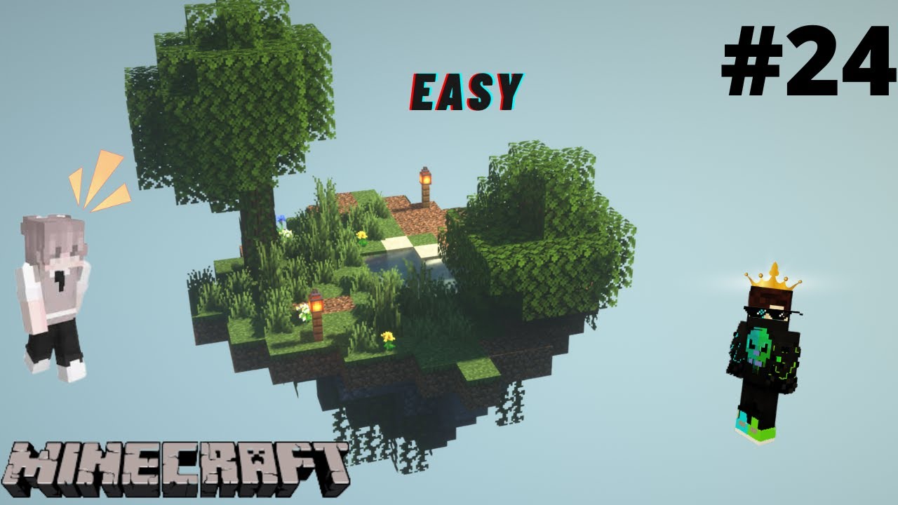 *MINECRAFT VANILLA* come costruire l'isola volante EP24