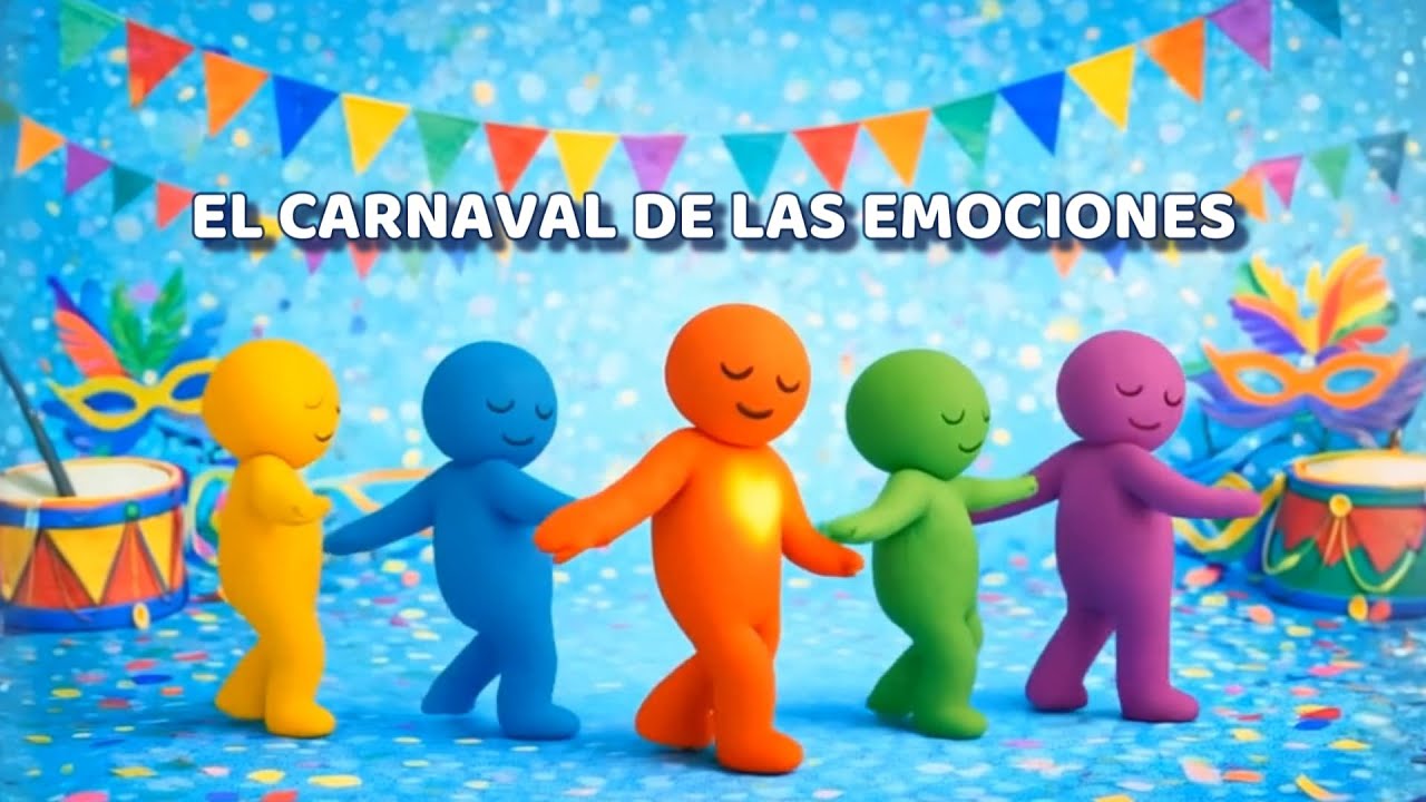 Canción de Carnaval para Bailar y Trabajar la Autoestima 🎭 Recurso Educativo (Stop Motion)