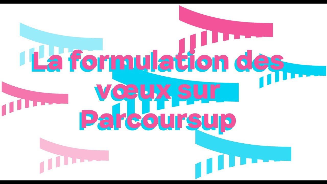 Webinar - Ouverture de Parcoursup, la formulation des voeux (20/01/22)