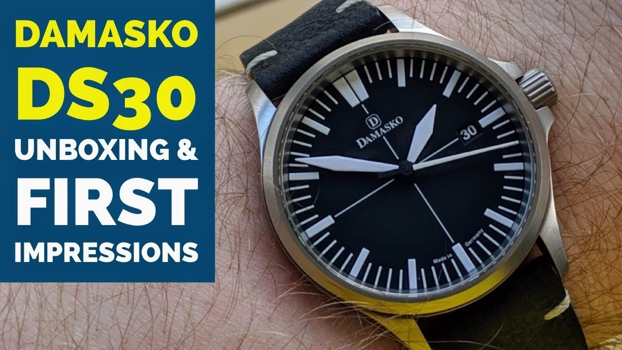 Damasko DS30 - Watch Unboxing and First Impressions