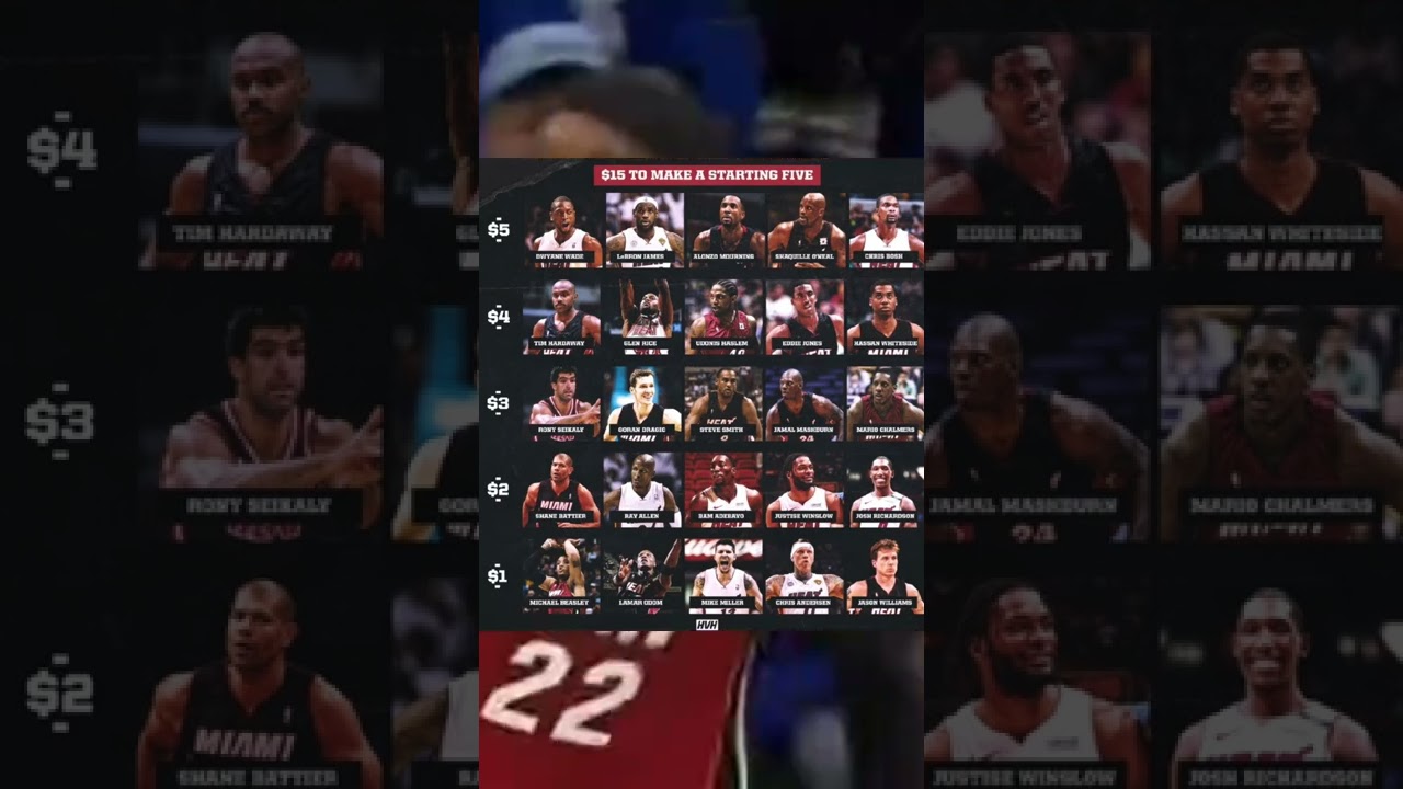 Heat all time 5 for 15$ (picture by Heat Nation)