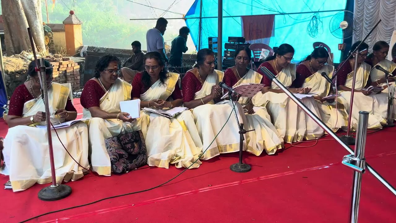 ഗോവിന്ദാ ഹരി ഗോവിന്ദ  ഹരി കീർത്തനാലാപനം നാരായണീയ  യജ്ഞം | ശക്തി ദുർഗ്ഗം നാരായണീയ സമിതി ഇലവുംതിട്ട
