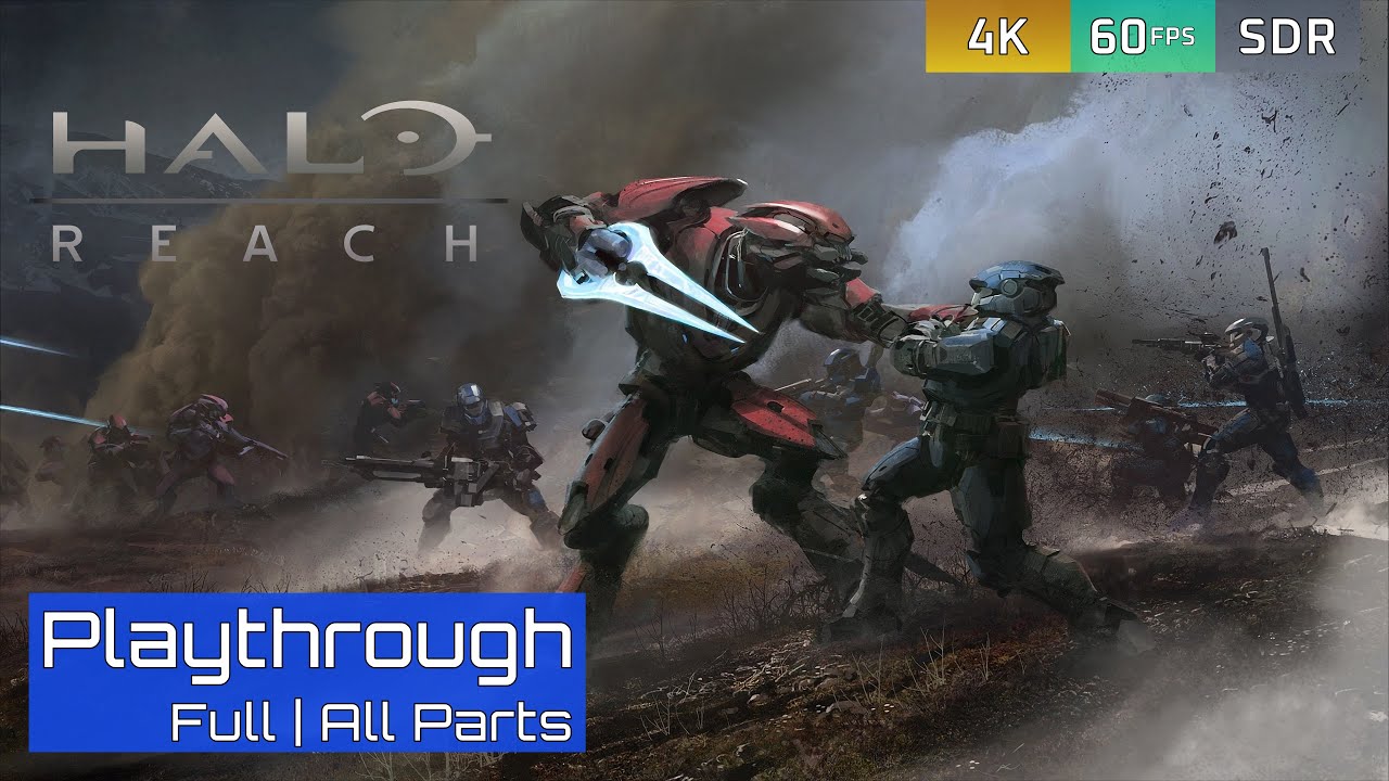 Full Playthrough | Halo: Reach [4K 60FPS SDR No Commentary]