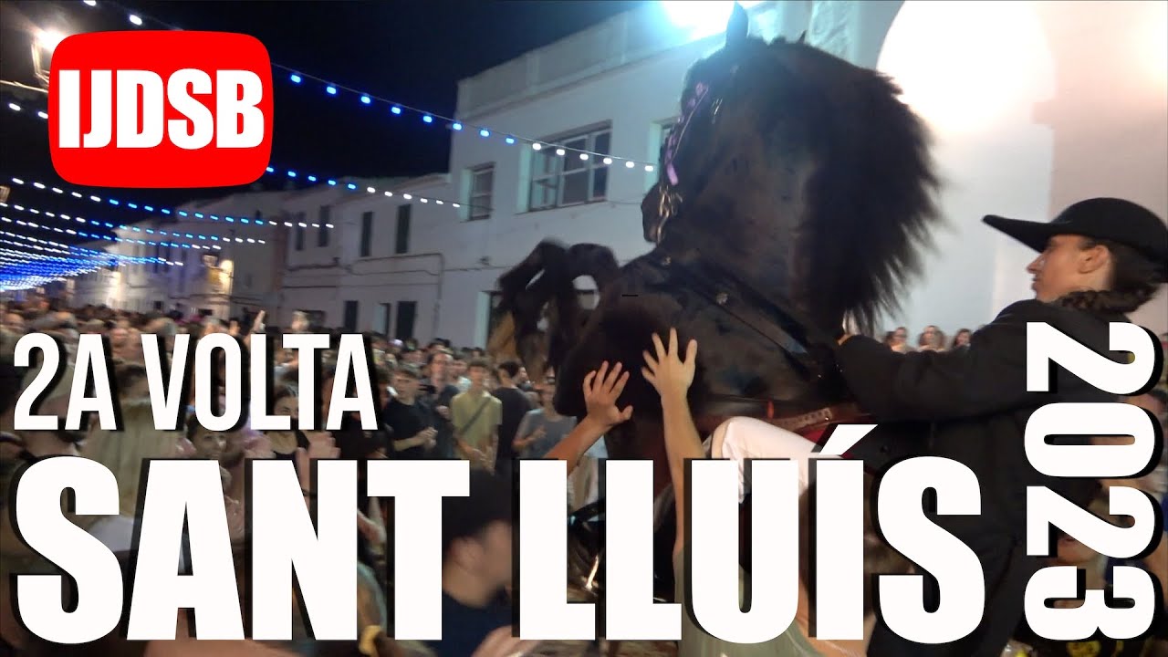 2a volta JALEO 🔴 Dissabte de Sant Llu&iacute;s 2023 ⚜️ Sant Llu&iacute;s (Menorca) 🐴 Festes de Menorca