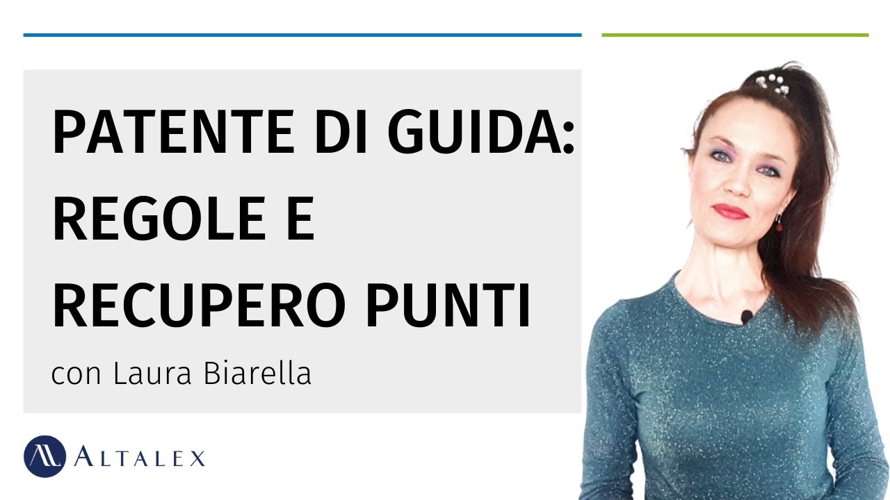 Le regole della patente a punti: come recuperare i punti persi?