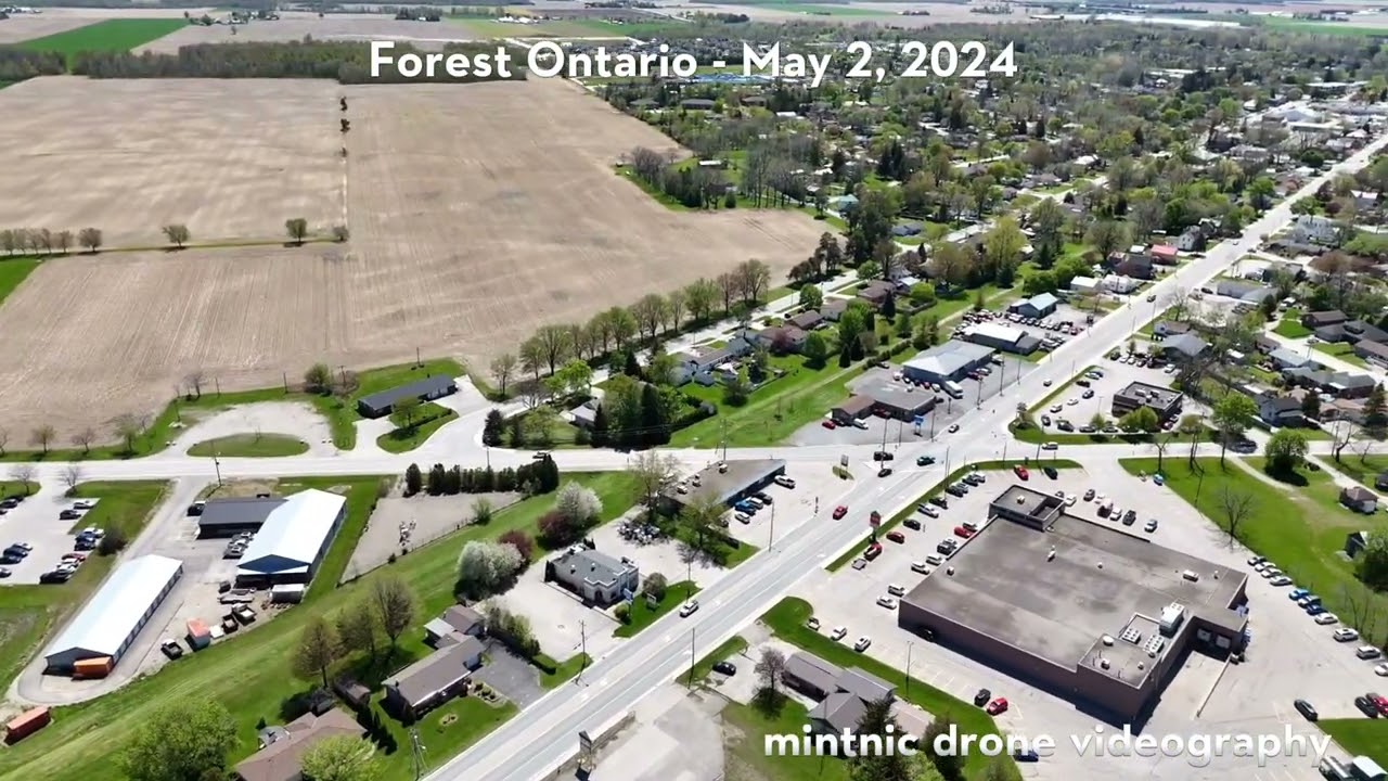 Forest, Ontario Fly over!  May 2, 2024
