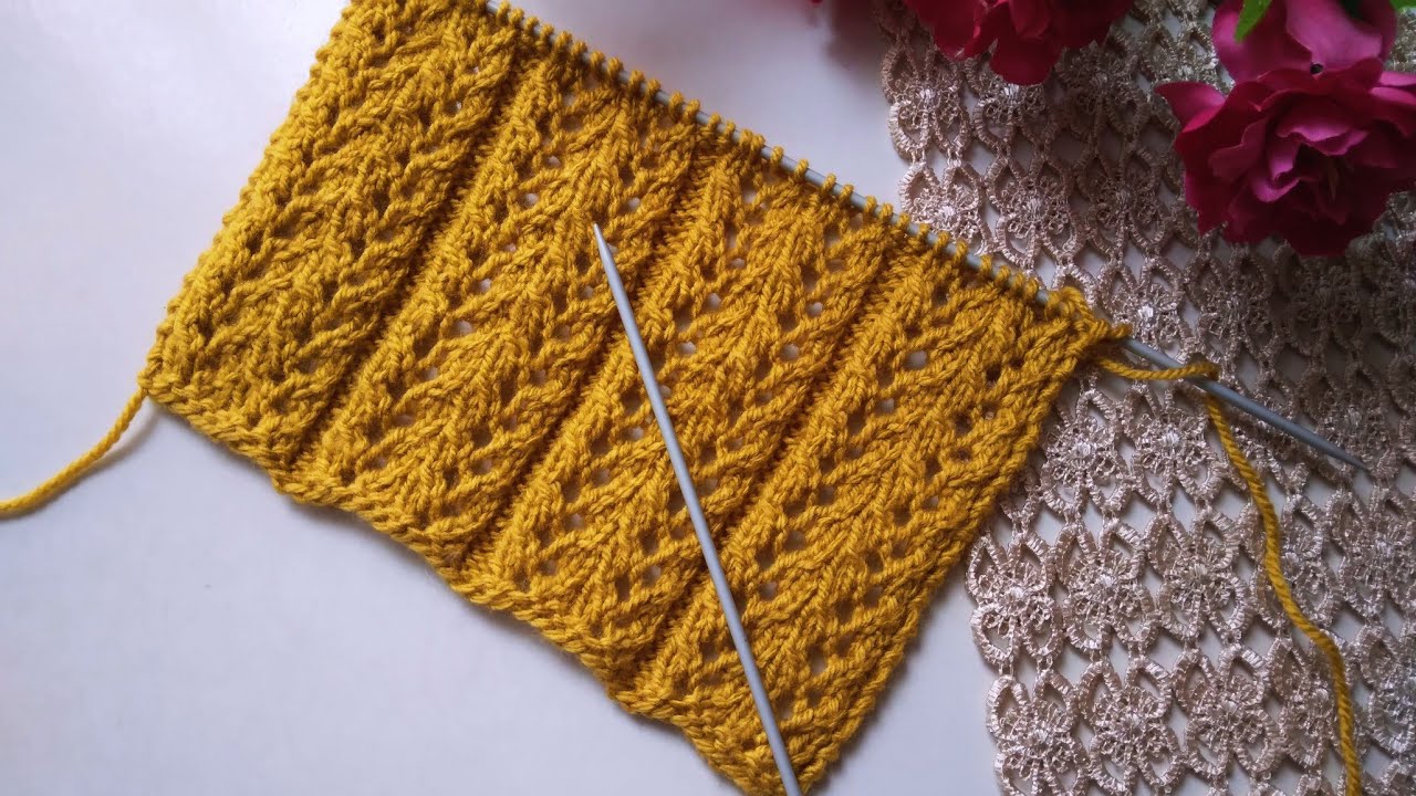 🌟 Élégant comme la dentelle/Modèle de tricot ajouré saisonnier/элегантный узор/ лето/élégant pattern