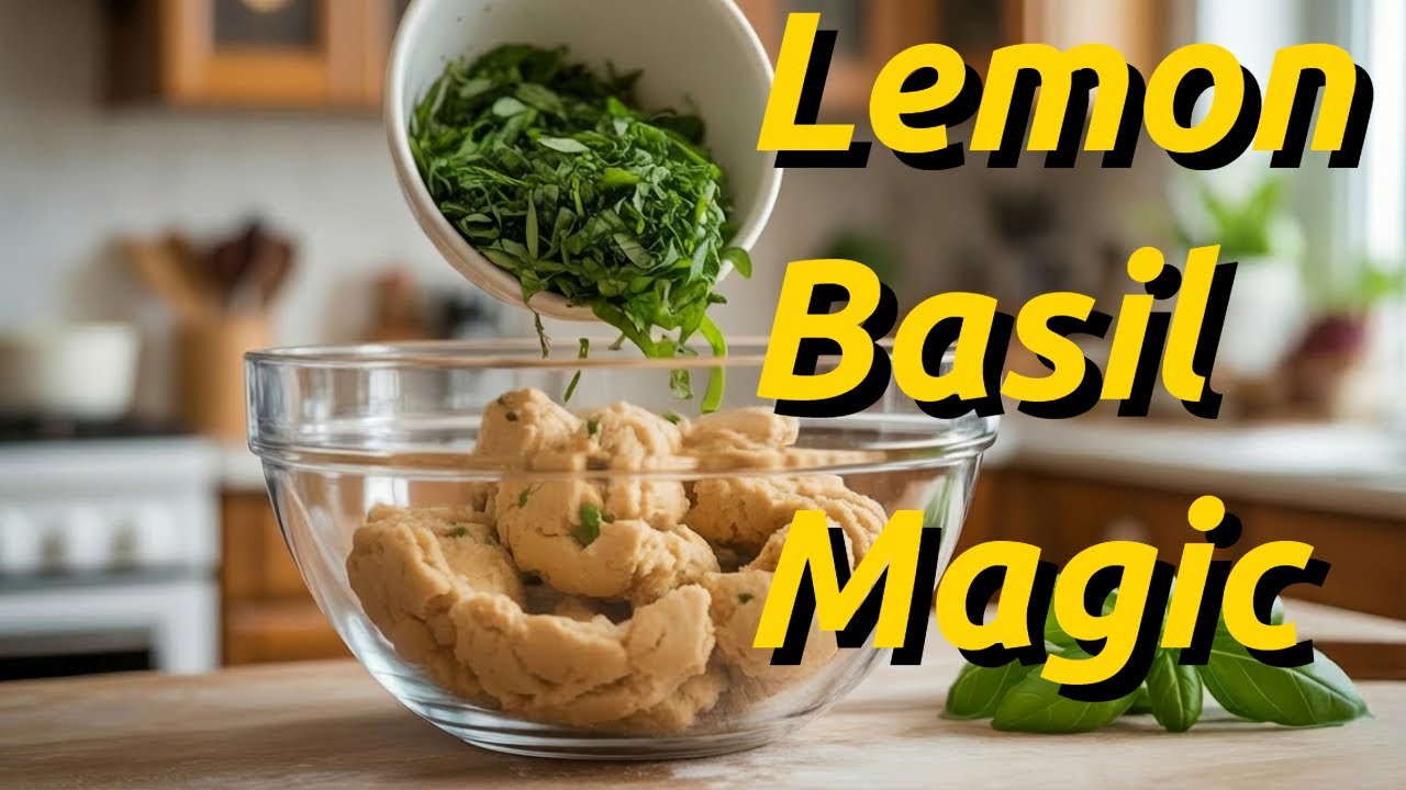 Это печенье с лимоном и базиликом имеет вкус лета!