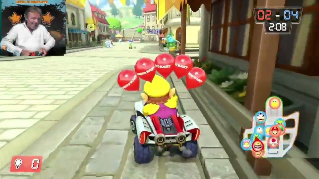 Mario Kart ~ Balloon Battle ~ Wario ~ Wuhu Town ~ 3DS 1080p
