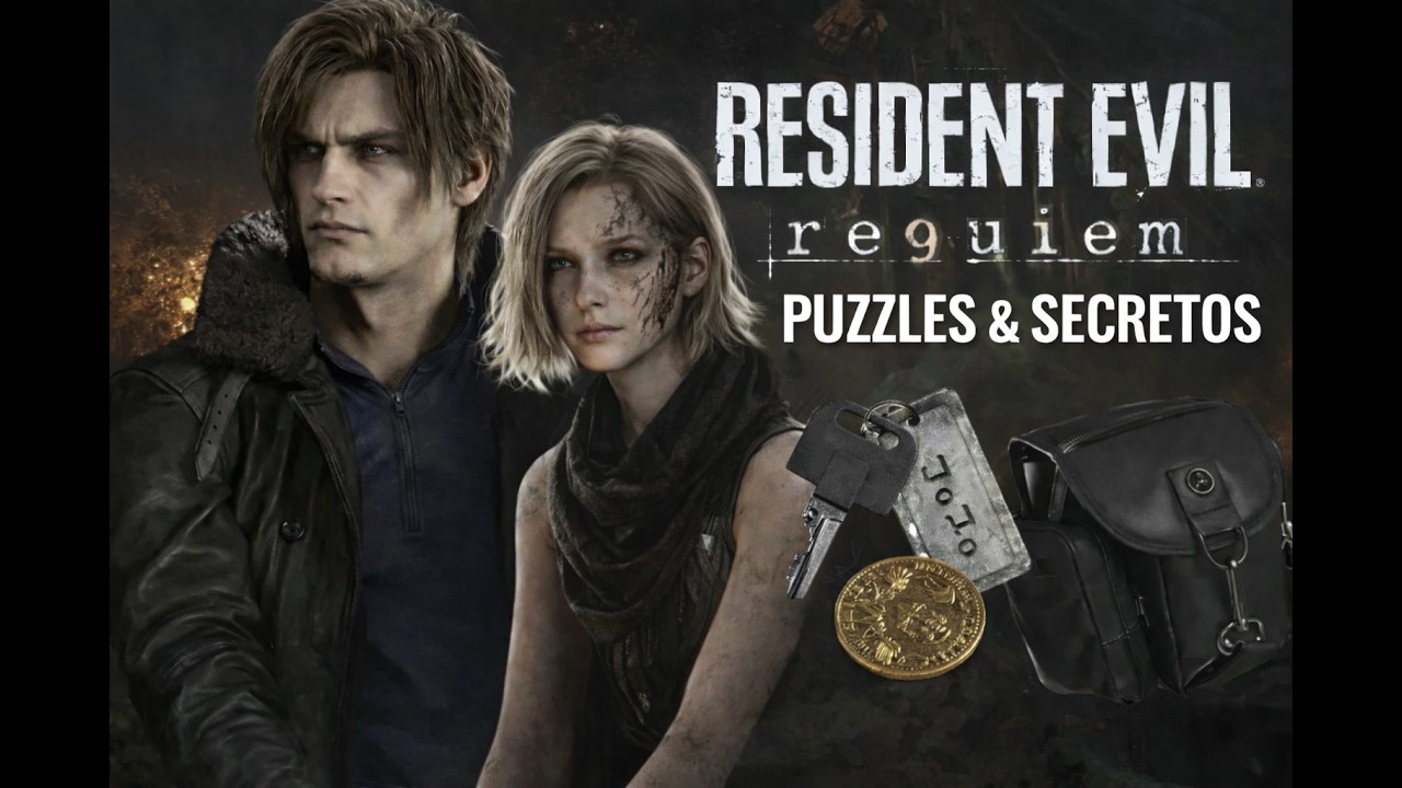 RESIDENT EVIL REQUIEM Guía COMPLETA 🔥 Todas las Monedas, Puzzles, Cajas Fuertes y Secretos