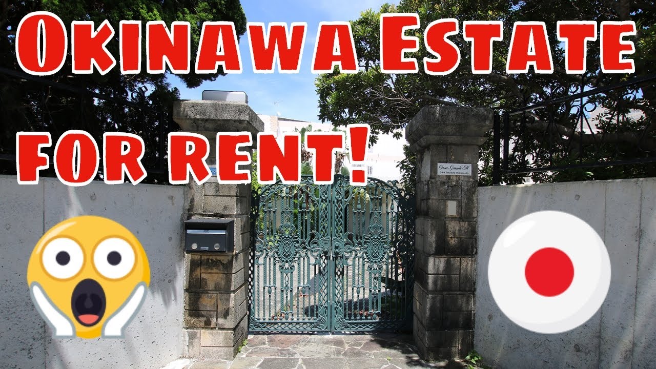 Okinawa Estate for rent with crazy storage and chandeliers! Amazing find!!