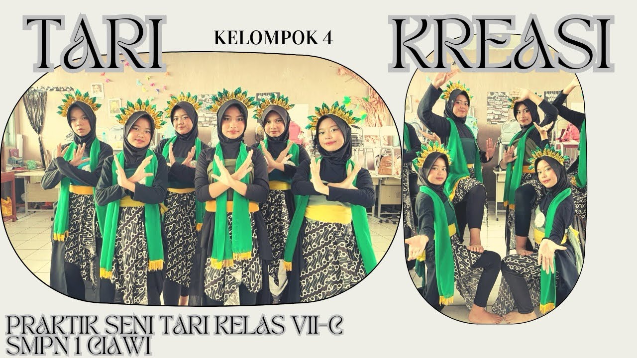 VII-C || Dokumentasi Praktik Seni Tari Siswa Kelas - KELOMPOK 4