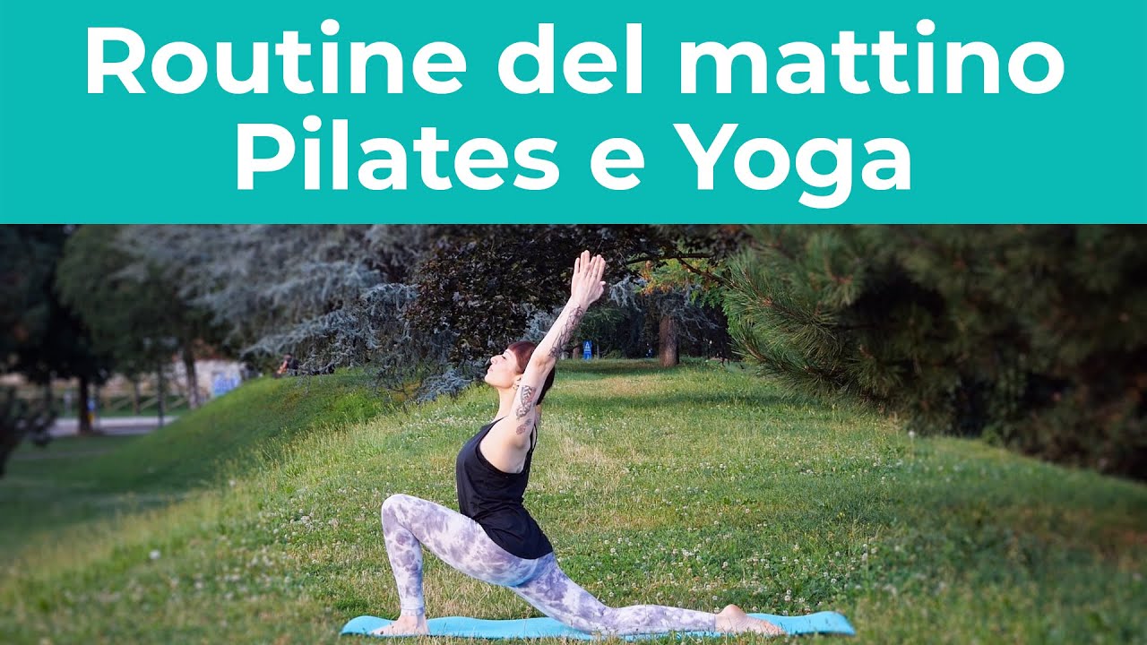 Pilates per il mattino - Pilates e Yoga Saluto al Sole - Surya Namaskara | 15min | Pilates a casa