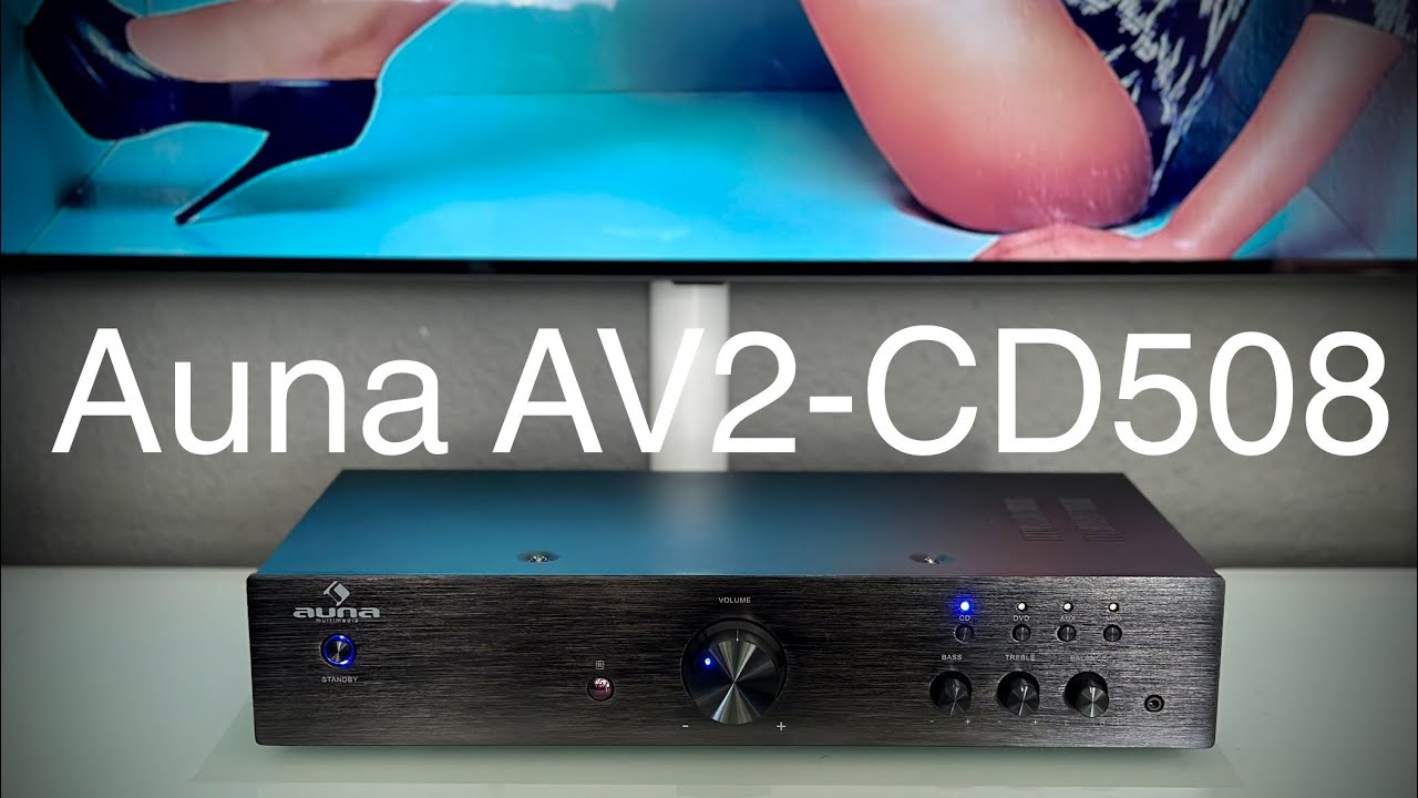 Auna av2-cd508 hifi-verst&auml;rker amplifier Test