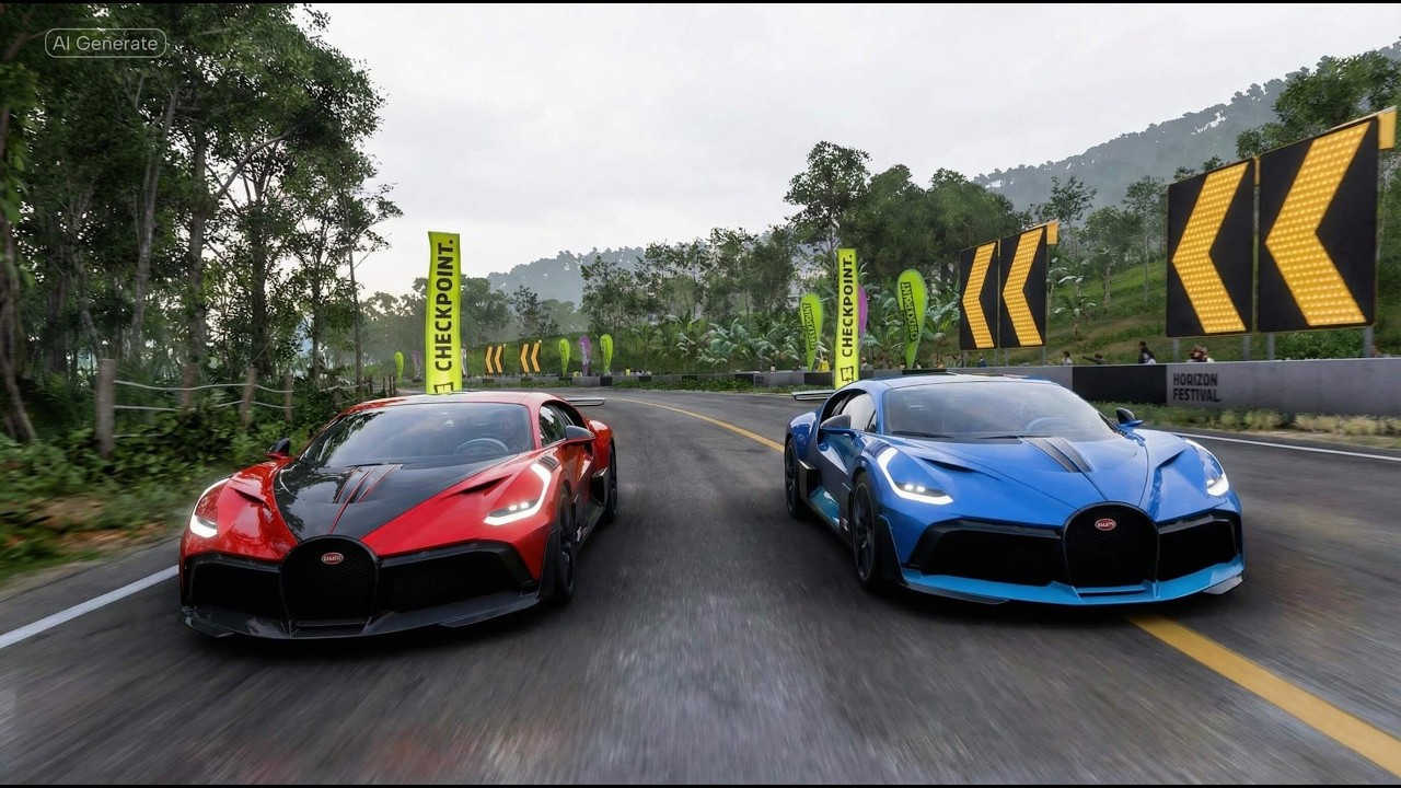 Bugatti Divo 2019 Race - Forza Horizon 5 | GTX 1060 12GB + i5 4590 | 4K