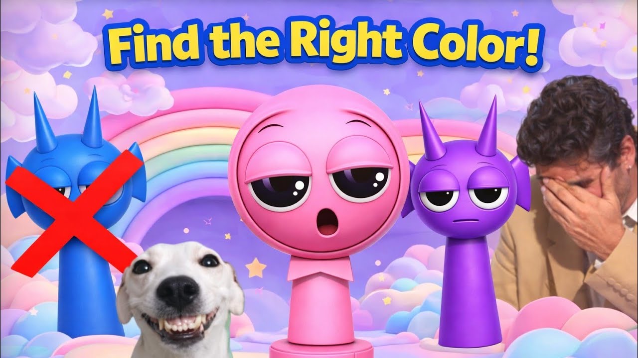 Help Sprunks Find the Right Color | Tiles Hop