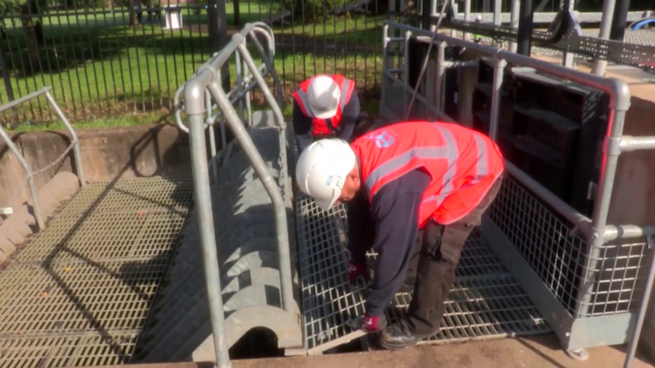 ECS Engineering Services Stop-log Installation 2019