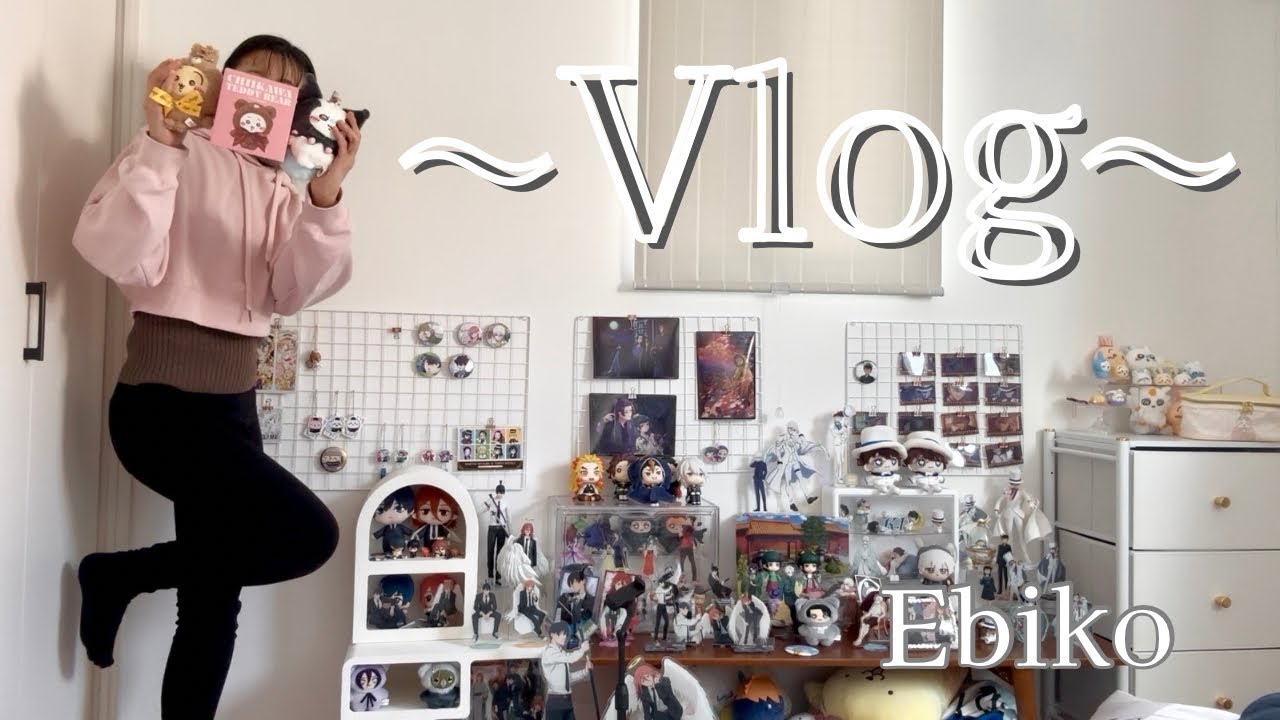 🍰オタクVLOG🍰今さらだけど、ちいかわキラメッコ購入🤩名古屋栄でオタ活🚶高級ぬい服、散財が止まらない😇ブルーロックポップアップストア行ってみたけど・・💦
