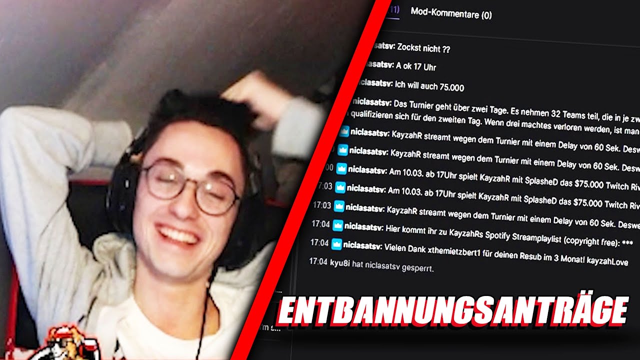 KayzahR BEARBEITET Entbannungs-Anträge! 😂 KayzahR Highlights