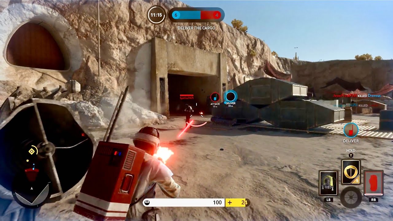 Star Wars Battlefront: Cargo Gameplay (No Commentary)