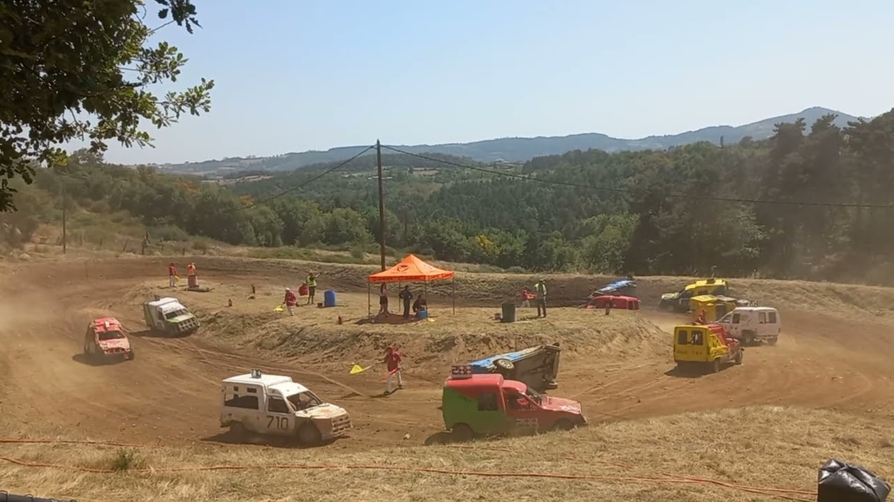 Stock car  Course à Colombier-le-Vieux  manche 7 utilitaires  15 août 2025