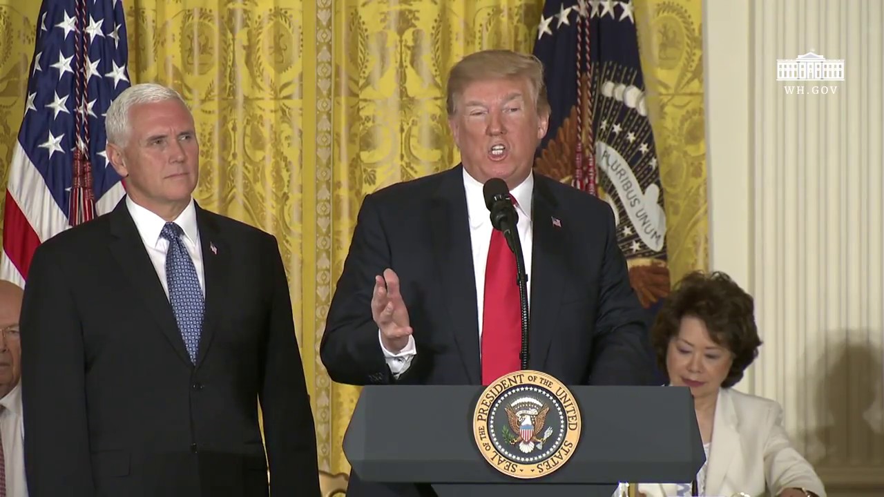 President Trump Meets with the National Space Council