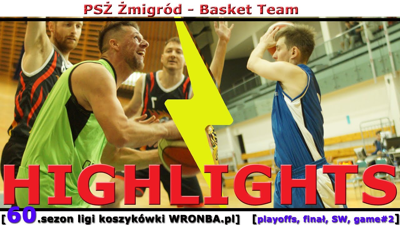 [WRONBA, 60.sezon] 12.01.2026: HIGHLIGHTS: PSŻ Żmigród - Basket Team [SuperWRONBA, finał, game#2]