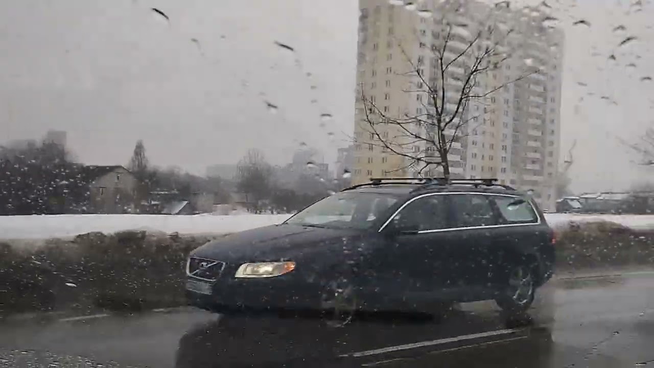 Минск.Дворы зимой.