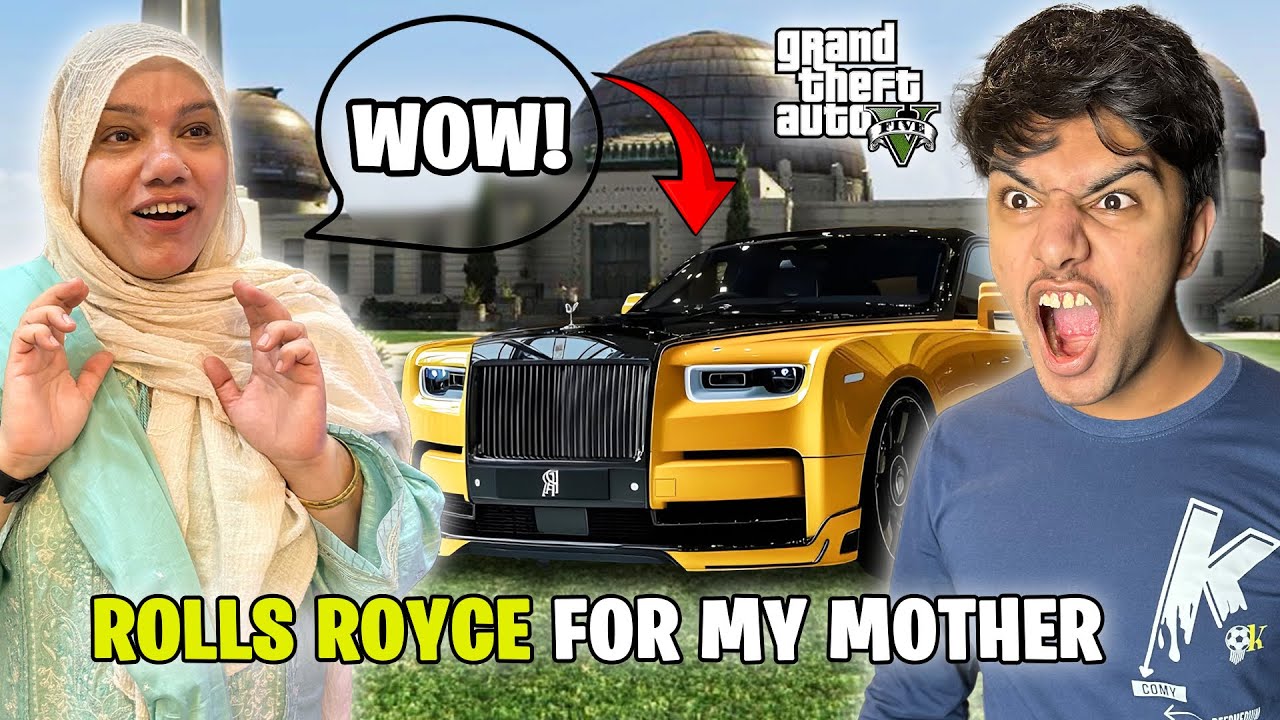 Stealing a Gold Rolls Royce For My Mother 😱 | GTA 5 GAMEPLAY #13
