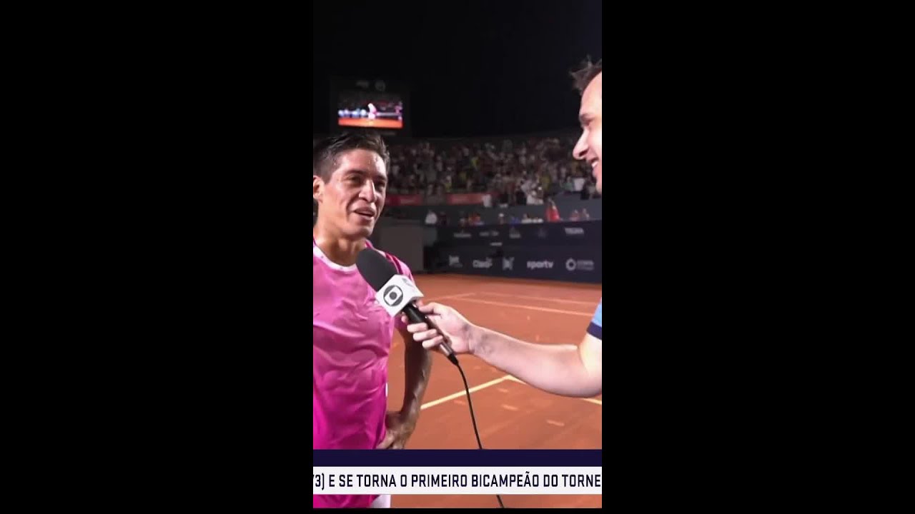 "EU AMO O RIO" BICAMPEÃO DO RIO OPEN, BÁEZ SE DECLARA APÓS VITÓRIA | 
