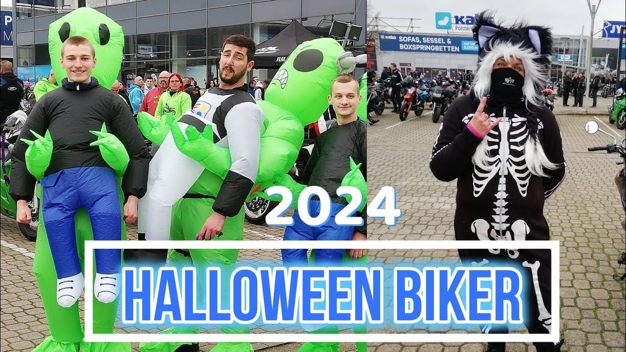 4K Halloween Bikertreffen 2024  Polo Habenhausen