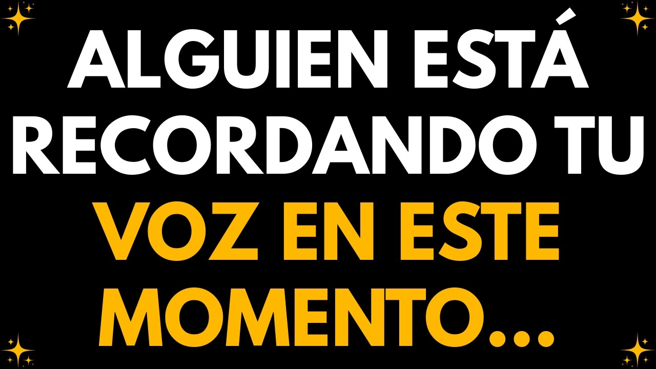 💌 ALGUIEN ESTÁ RECORDANDO TU VOZ EN ESTE MOMENTO…