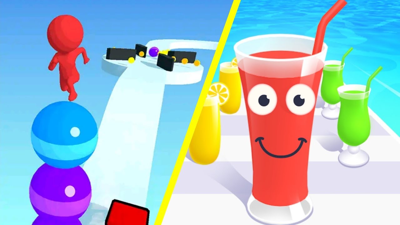 🟢 🟡 Stack Rider Vs Juice run |Gameplay Android ios | Android Gameplay Video | NO. 38