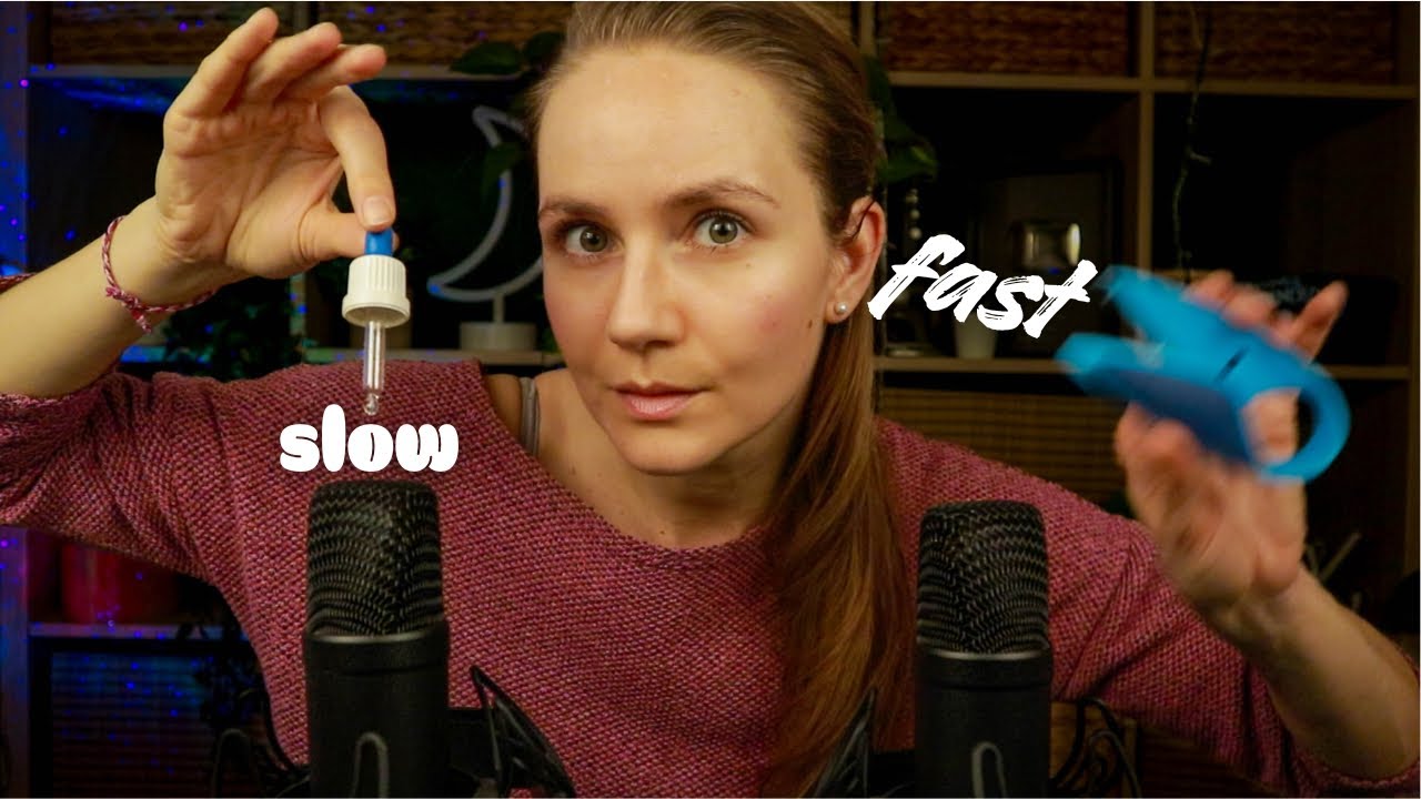 Fast & Slow ASMR in One Video ⚡️🐌 You'll Love It!