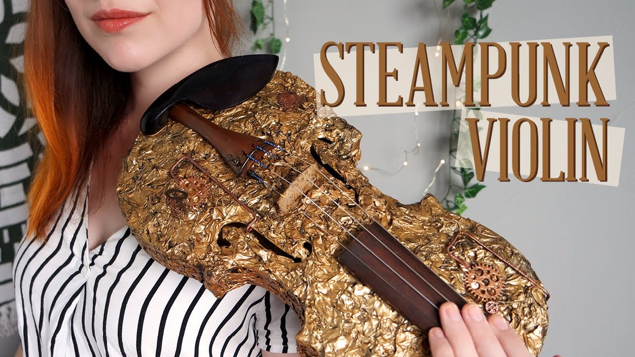 I made a STEAMPUNK violin! (and it's still playable)