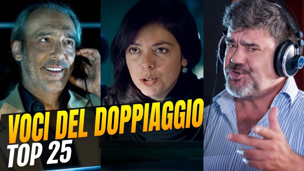 Le migliori 25 voci del doppiaggio italiano