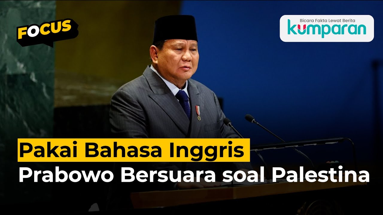 [FULL] Pidato Presiden Prabowo di KTT Two State Solution PBB: Akui Israel Bila Sudah Akui Palestina