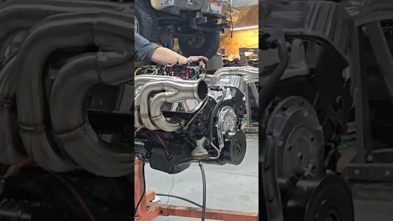 454 BBC with Howard's Big Momma Rattler camshaft. 9.5:1 compression #bigblockchevy #454 #chevy