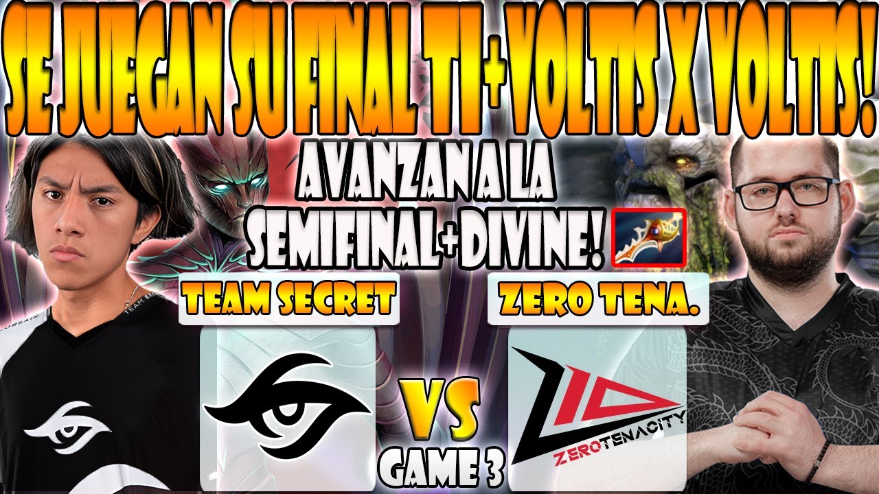 TEAM SECRET VS ZERO TENACITY BO3[GAME 3]ELIMINACION-PARKER, PUPPEY- FISSURE UNIVERSE EPISODE 4- DOTA